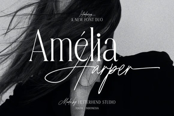 Amelia Harper: A Font Duo for Elegant, Engaging Digital Campaigns