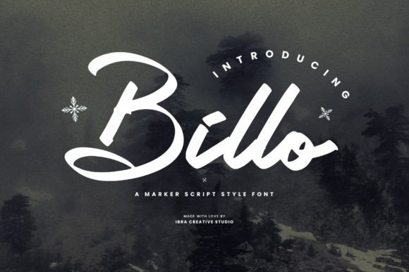 Billo: A Dynamic Script Font for Modern Marketing Visuals