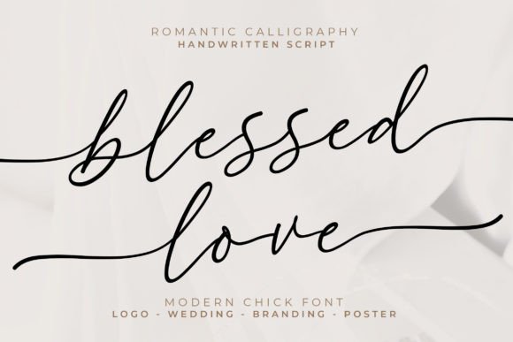 Blessed Love Font: Elevating Branding with Elegant Script Typography