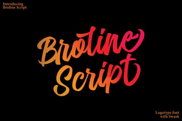 Broline Script Font: A Versatile Typeface for Crafters and Makers