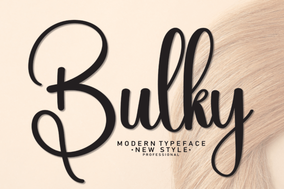 Bulky Font: Elevating Modern Web Design with Elegant Script Typography