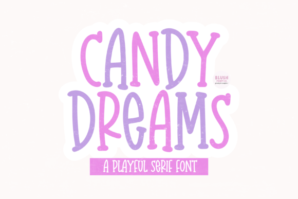 Candy Dreams: A Whimsical Script Font for Playful Editorial Design