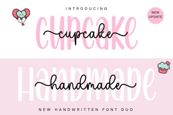 Cupcake Handmade Duo: A Designer’s Review of This Romantic Script & Sans Serif Font Pair