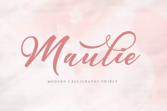 Elegant Branding with Maulie Script Font