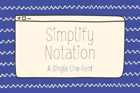 Elevate Your Craft with Simplify Notation Font