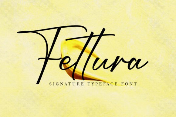Fettura: A Dazzling Script Font for Modern Web Design and Digital Branding