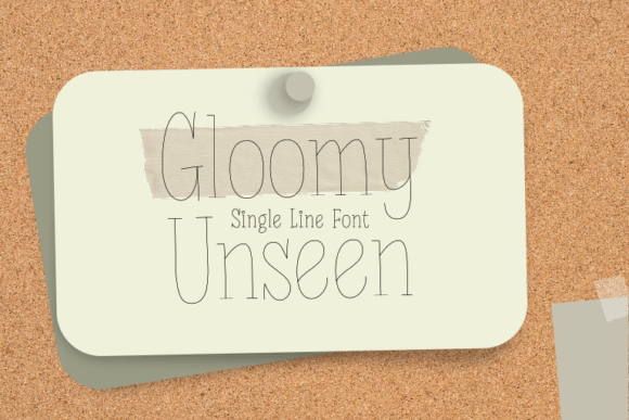 Gloomy Unseen: A Casual Script Font for Everyday Branding Moments