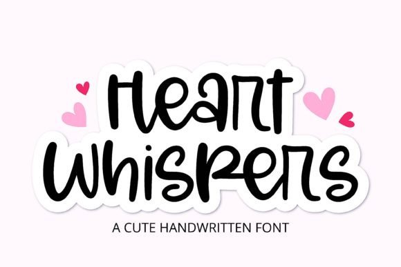 Heart Whispers: A Softly Spoken Font for Editorial Warmth