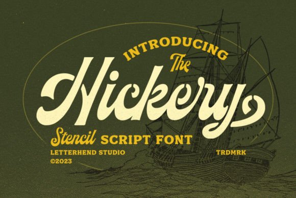 Hickery: A Vintage-Inspired Script Font for Modern Marketing Design