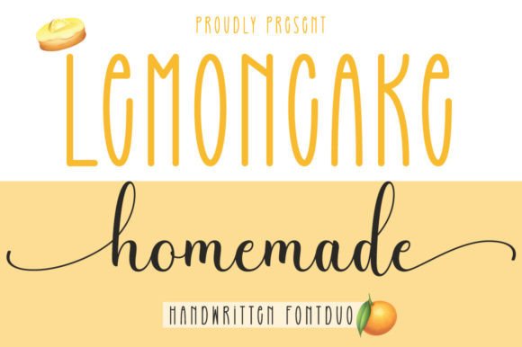 Lemoncake Homemade Duo: A Designer’s Go-To Font for Romantic Branding