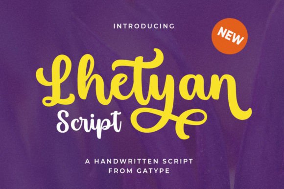 Lhetyan Script: A Fresh, Elegant Handwritten Typeface for Modern Branding