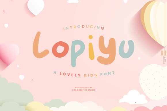 Lopiyu: A Playful Kids’ Font with Branding Charm