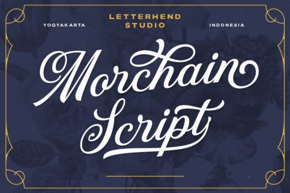 Morchain Script: Elevating Brand Identity with a Handwritten Touch
