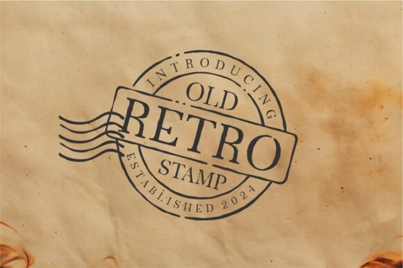 Old Retro Stamp: A Vintage-Inspired Font That Adds Character to Brand Design