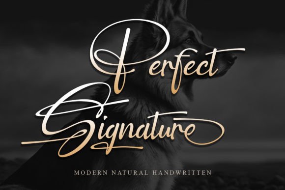 Perfect Signature: A Handwritten Font for Elegant Editorial Design