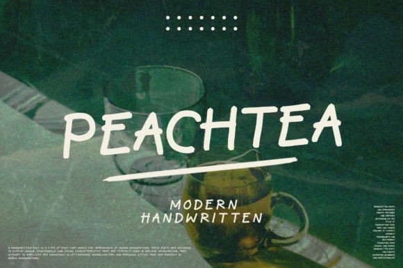 Refreshing Editorial Design with the Peachtea Typeface