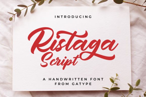 Ristaga Script: A Stylish Typeface for Consistent Branding