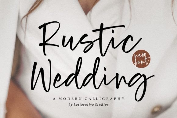 Rustic Wedding: A Modern Calligraphy Font That Elevates Small Business Branding