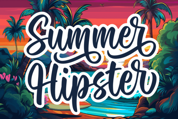 Summer Hipster: A Handwritten Font That Brings Joy to Branding