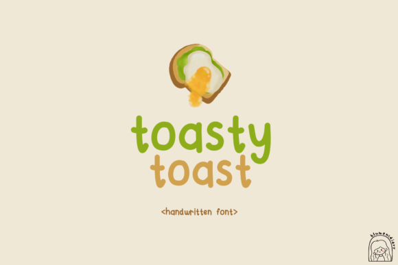 Toasty Toast: A Handwritten Font That Brings Energy to Craft and Product Design