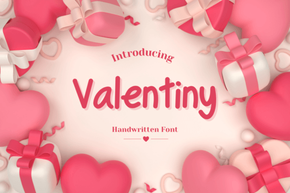 Valentiny: A Handwritten Font That Brings Warmth to Branding Projects