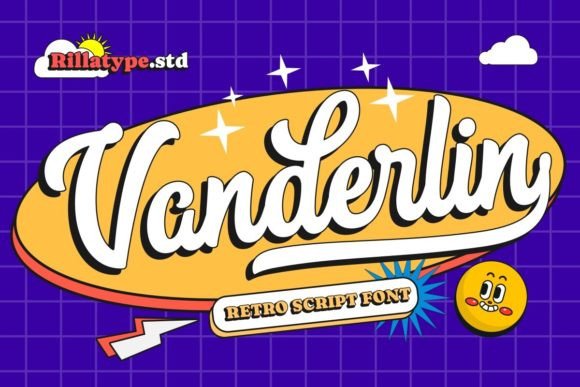 Vanderlin: A Retro Script Font That Brings Vintage Charm to Modern Branding